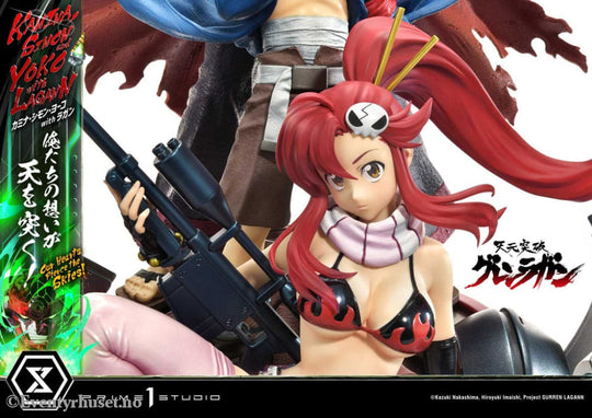 Gurren Lagann Ultimate Premium Masterline Series Statue 1/4 Kamina Simon & Yoko with Lagann 97 cm Manga & Anime
