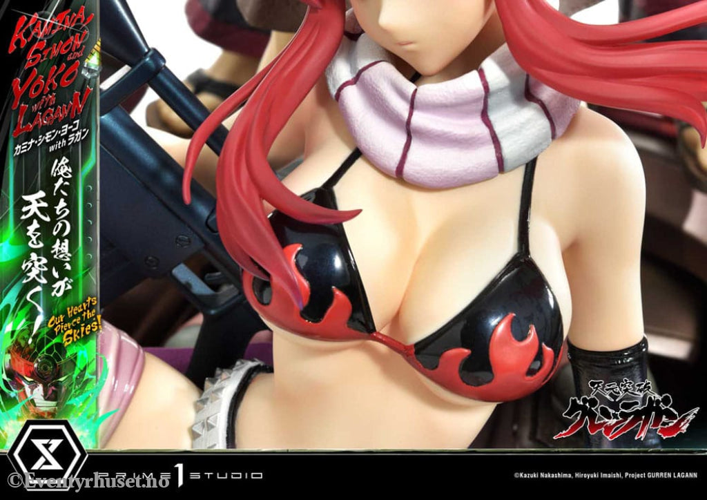 Gurren Lagann Ultimate Premium Masterline Series Statue 1/4 Kamina Simon & Yoko with Lagann 97 cm Manga & Anime