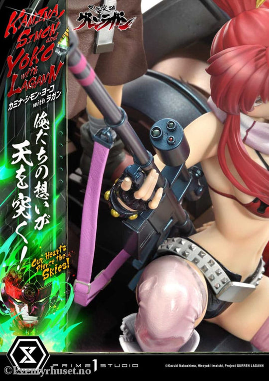Gurren Lagann Ultimate Premium Masterline Series Statue 1/4 Kamina Simon & Yoko with Lagann 97 cm Manga & Anime
