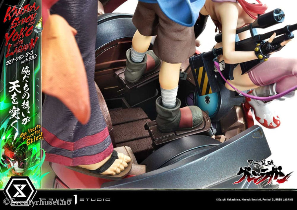 Gurren Lagann Ultimate Premium Masterline Series Statue 1/4 Kamina Simon & Yoko with Lagann 97 cm Manga & Anime