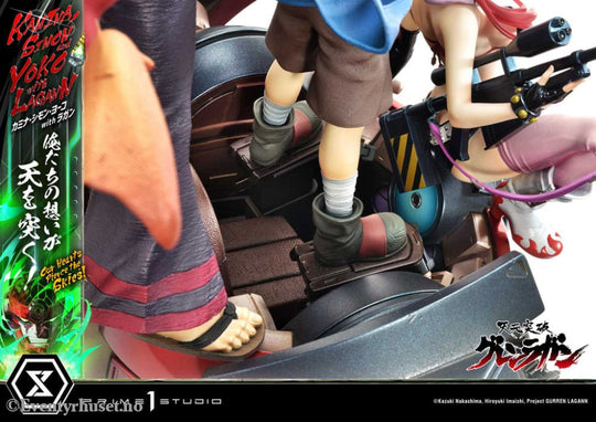 Gurren Lagann Ultimate Premium Masterline Series Statue 1/4 Kamina Simon & Yoko with Lagann 97 cm Manga & Anime