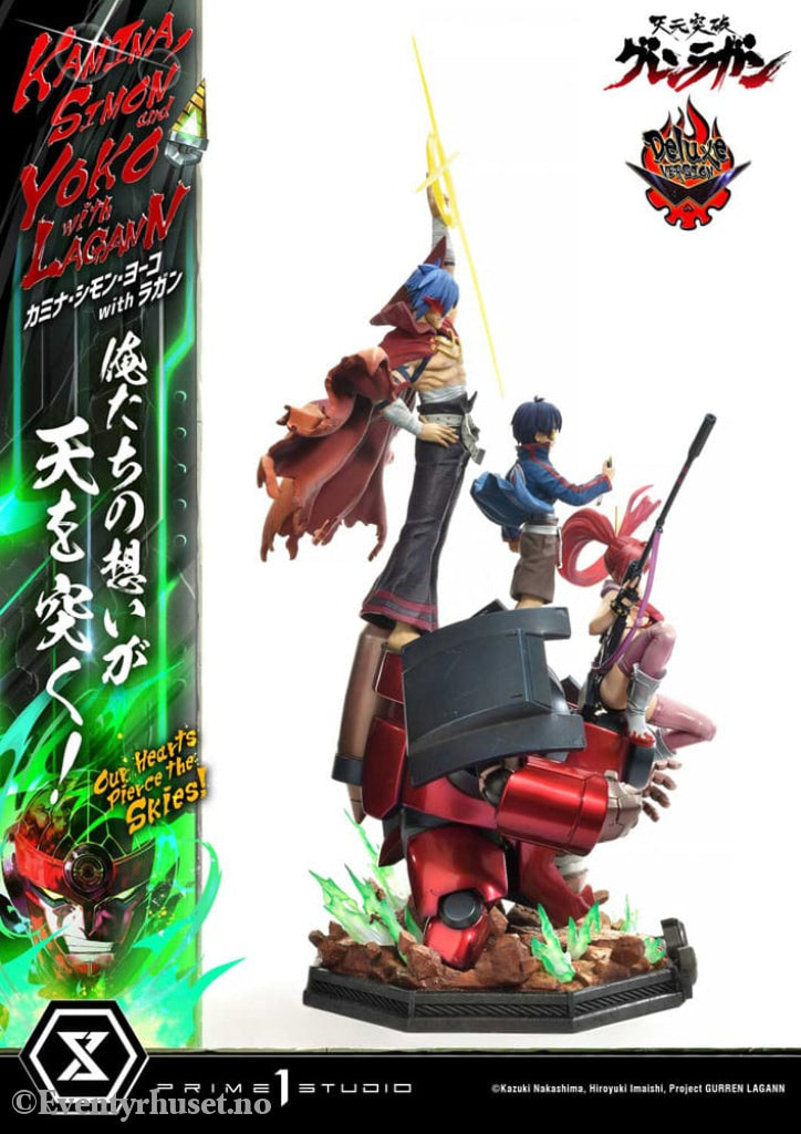 Gurren Lagann Ultimate Premium Masterline Series Statue 1/4 Kamina Simon & Yoko with Lagann Deluxe Version 97 cm Manga