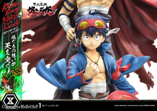 Gurren Lagann Ultimate Premium Masterline Series Statue 1/4 Kamina Simon & Yoko with Lagann Deluxe Version 97 cm Manga