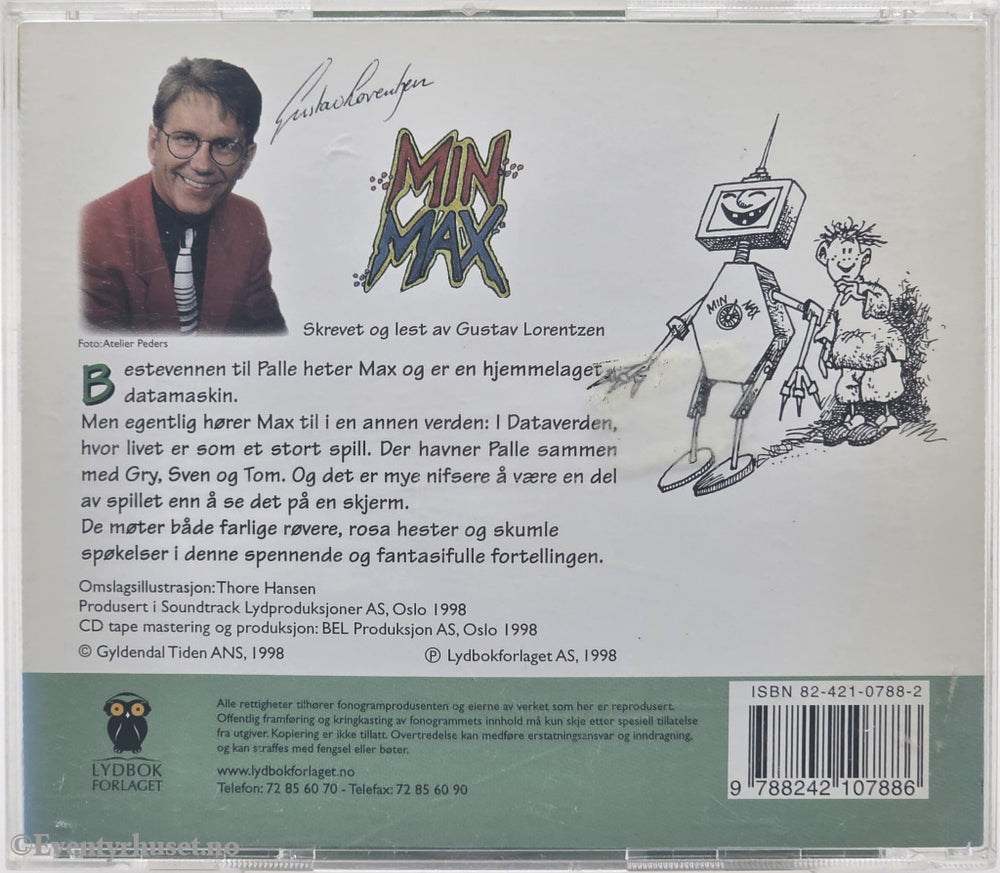 Gustav Lorentzen. 1998. Min Max. Lydbok på CD.