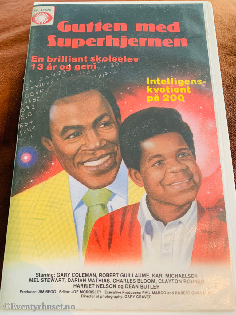 Gutten med Superhjernen (1987). VHS Big Box.