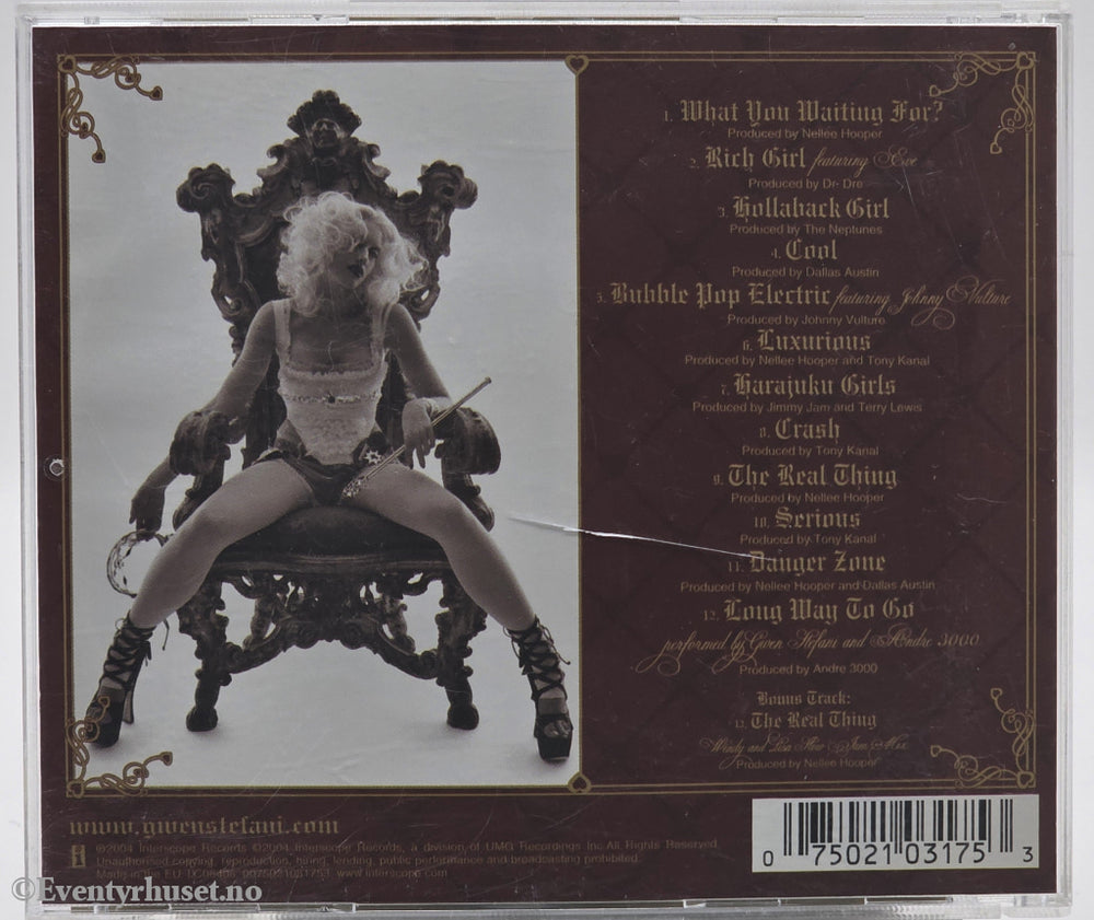 Gwen Stefani. 2004. Love. Angel. Music. Baby.. CD.
