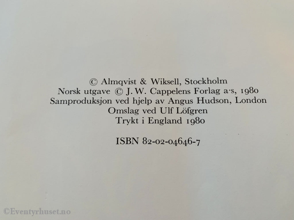 H. C. Andersen. 1980. Fyrtøyet. Tegninger Av Ulf Lögren. Eventyrbok