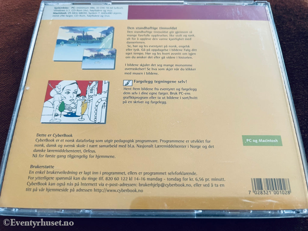 H. C. Andersen. Den Standhaftige Tinnsoldat. Cyberbook (Cd Til Pc). Pc Spill