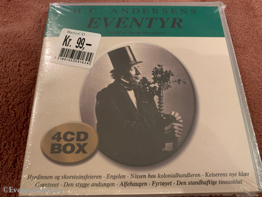 H.C. Andersens eventyr. Lydbok på CD. Ny i plast!