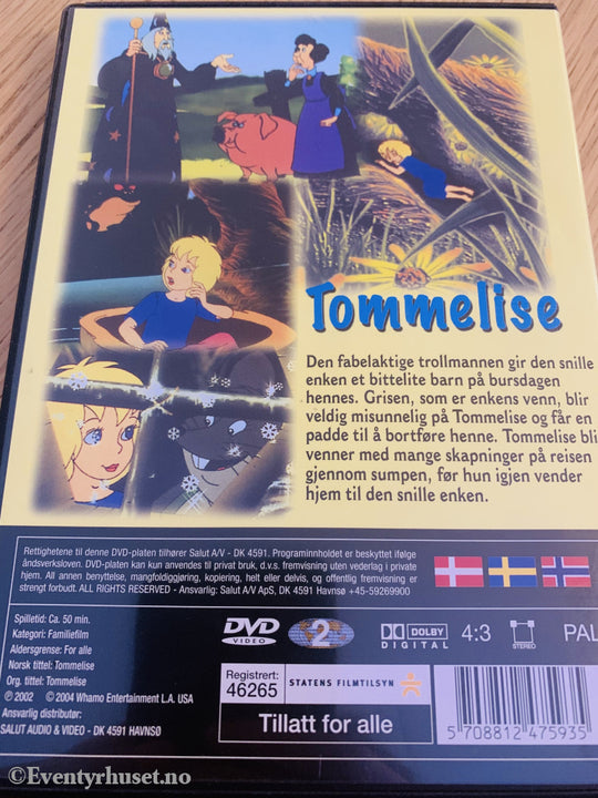 H. C. Andersens Filmfavoritter. Tommelise. 2002/2004. Dvd. Dvd