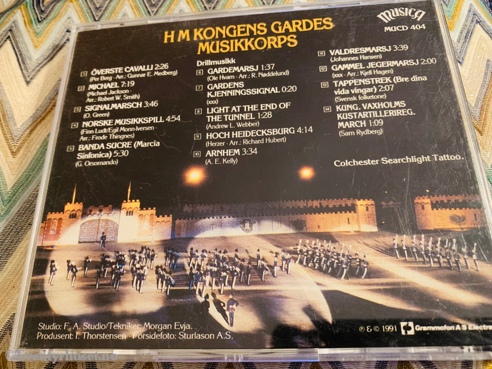 H M Kongens Gardens Musikkorps. 1991. Cd. Cd