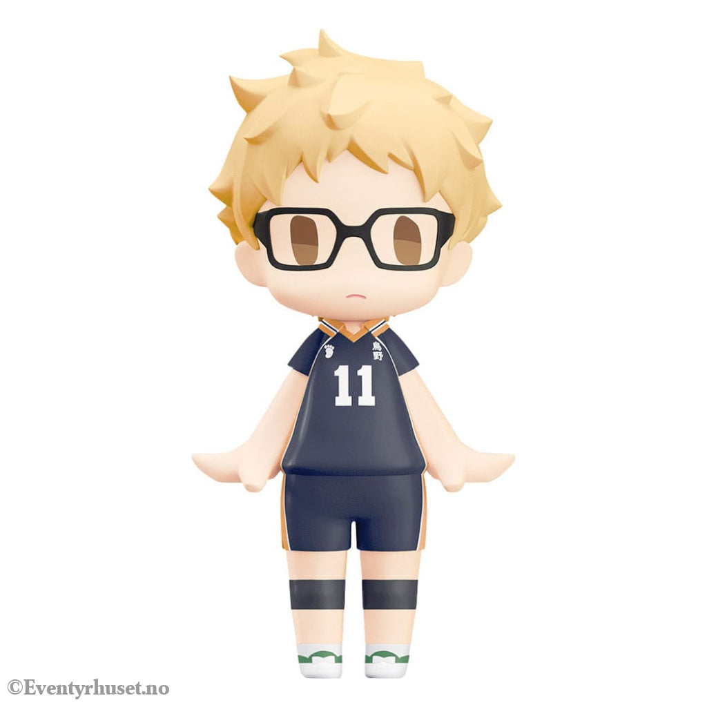 Haikyu!! HELLO! GOOD SMILE Action Figure Kei Tsukishima 10 cm Manga & Anime