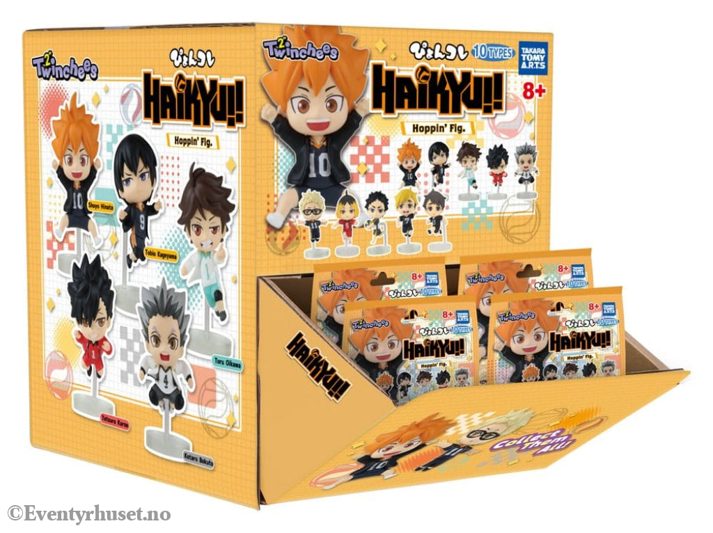 Haikyu!! Twinchees Mini Figures Hoppin’ 5 cm Blind Pack Display (24) Collectibles