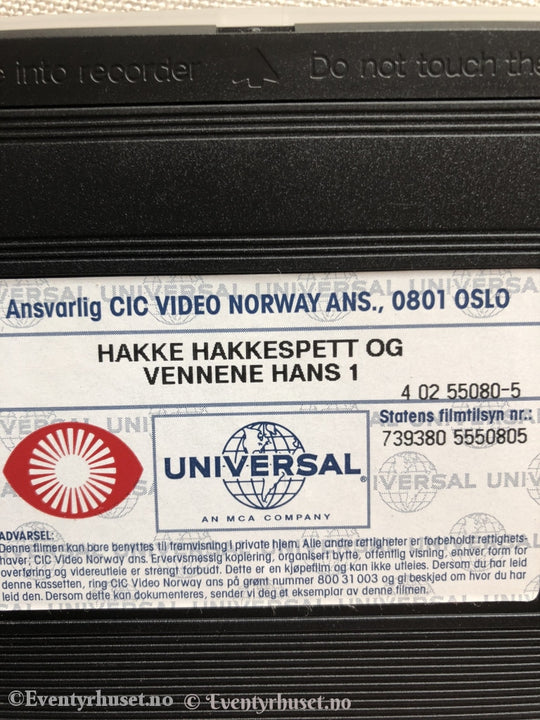 Hakke Hakkespett 1. Vhs. Vhs