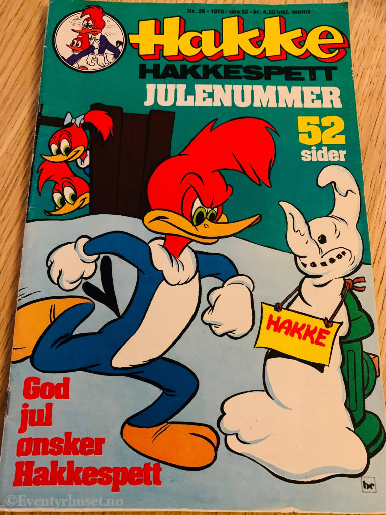 Hakke Hakkespett. 1975/26. Tegneserieblad