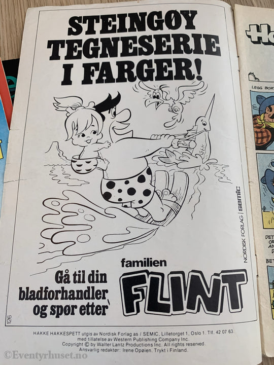 Hakke Hakkespett. 06/1978. Tegneserieblad