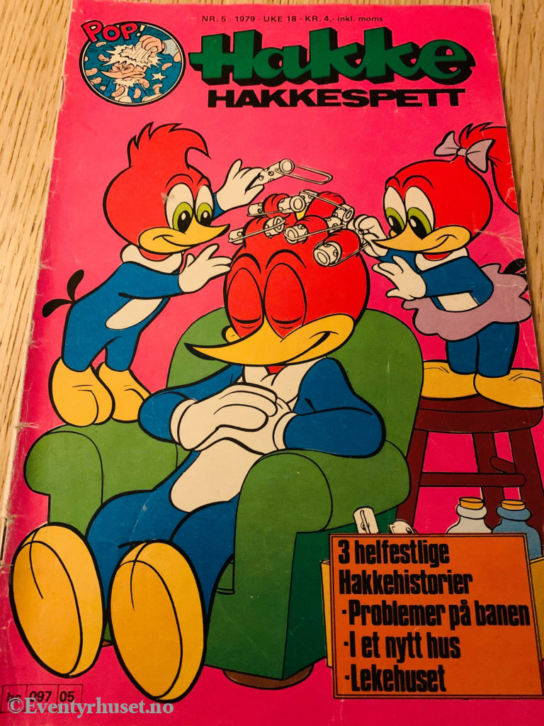 Hakke Hakkespett. 1979/05. Tegneserieblad