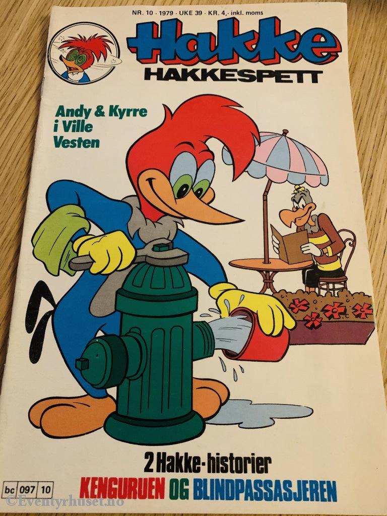 Hakke Hakkespett. 1979/10. Tegneserieblad