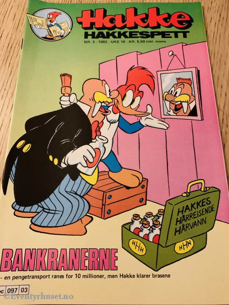 Hakke Hakkespett. 1982/03. Tegneserieblad