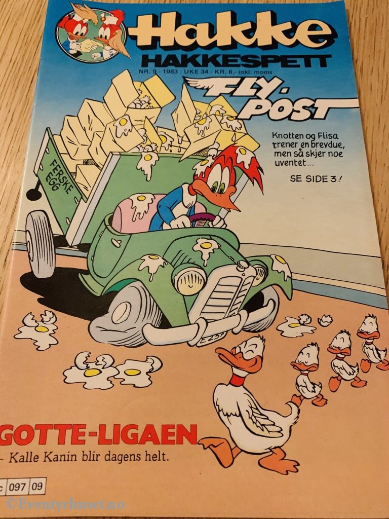 Hakke Hakkespett. 1983/09. Tegneserieblad