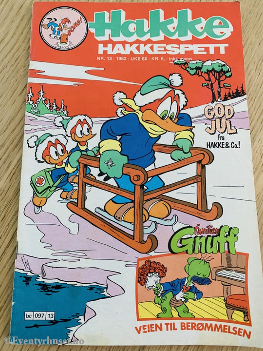 Hakke Hakkespett. 13/1983. Tegneserieblad