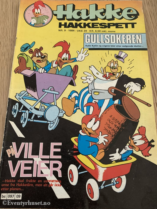Hakke Hakkespett. 1984/09. Tegneserieblad