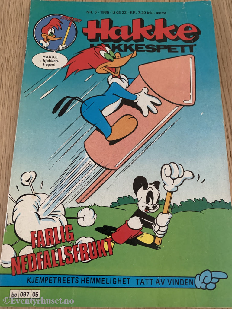 Hakke Hakkespett. 1985/05. Tegneserieblad