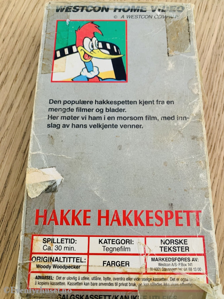 Hakke Hakkespett / The Wee Men Leprechauns Gold. Vhs Slipcase.