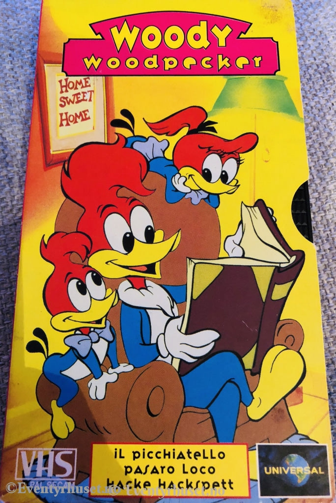 Hakke Hakkespett / Woody Woodpecker. Vhs. Slipcase. Vhs