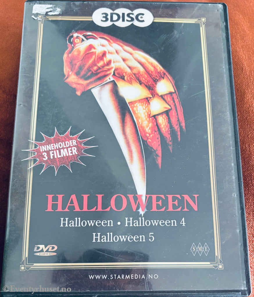 Halloween (3 Disc). DVD samleboks.