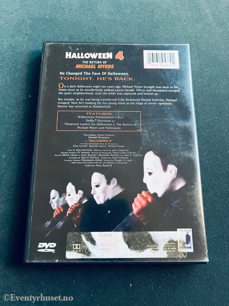 Halloween 4. Dvd. Dvd