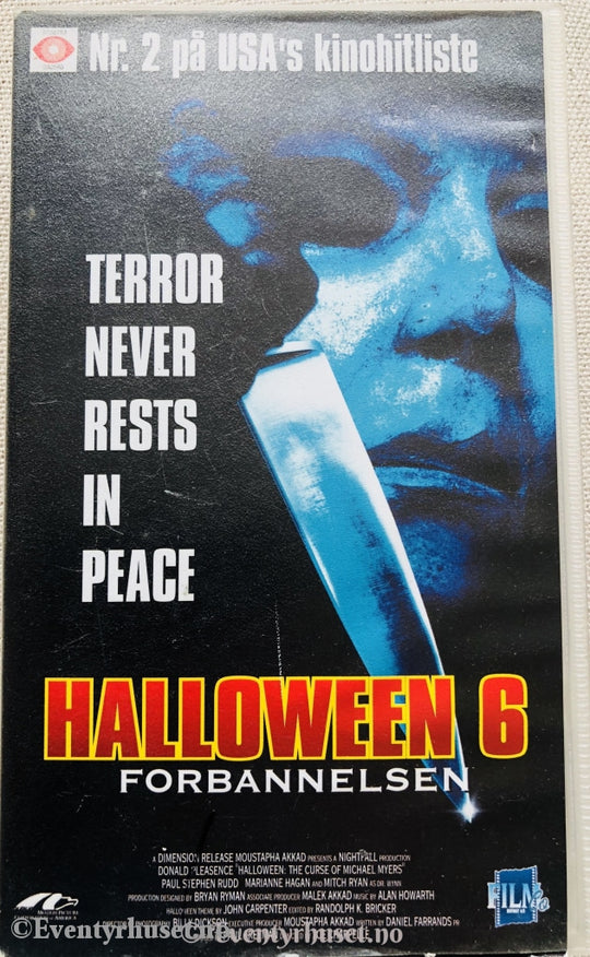 Halloween 6. 1995. Vhs. Vhs