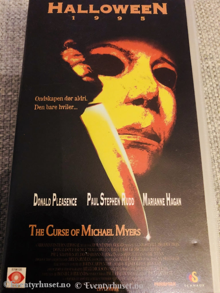 Halloween. The Curse Of Michael Myers. 1995. Vhs. Vhs
