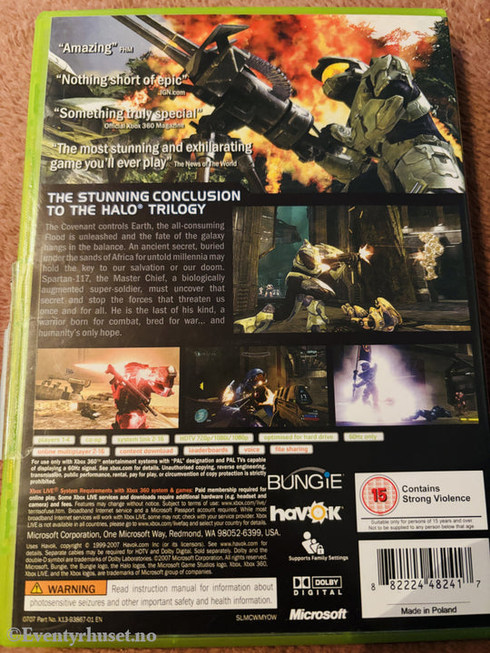 Halo 3. Xbox 360.