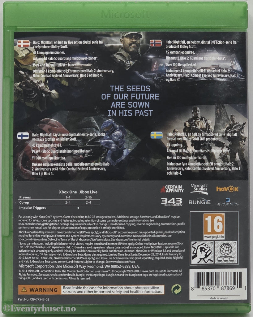 Halo: The Master Chief Collection . Xbox One.