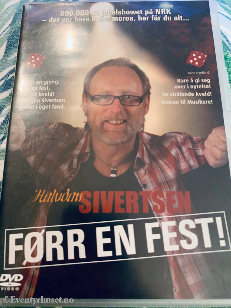 Halvdan Sivertsen - Førr En Fest! 2007. Dvd. Dvd