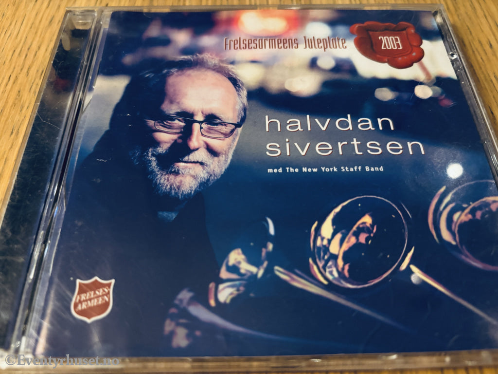 Halvdan Sivertsen med The New York Staff Band – Frelsesarmeens juleplate (2003). CD.