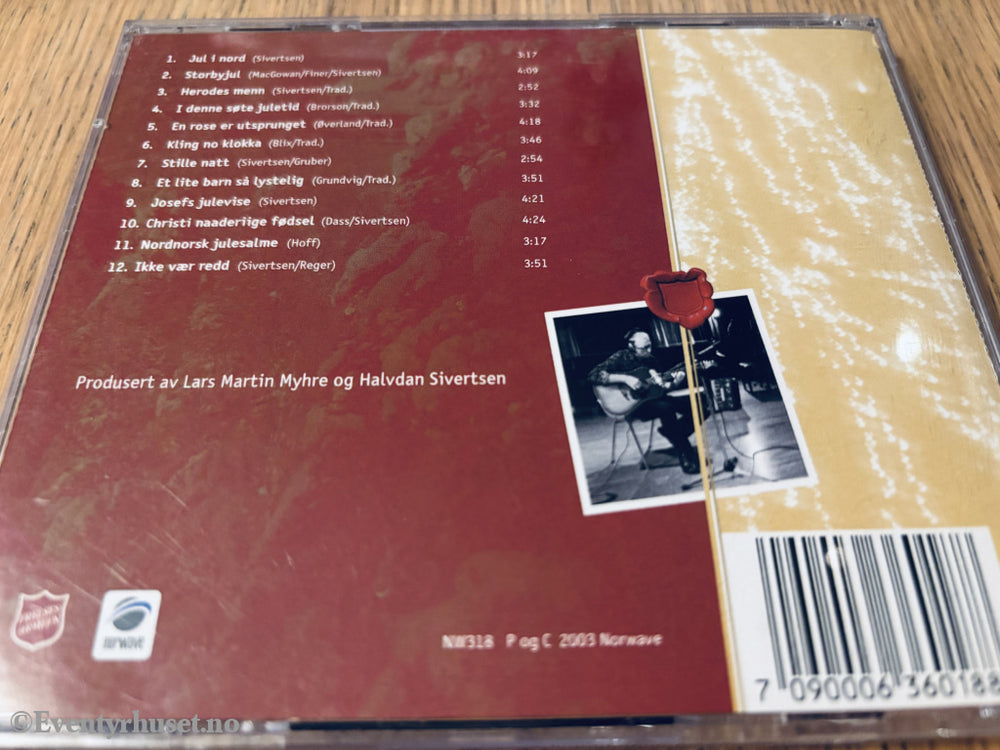 Halvdan Sivertsen med The New York Staff Band – Frelsesarmeens juleplate (2003). CD.