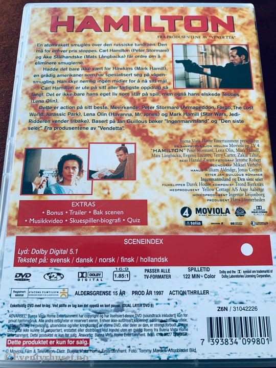 Hamilton. 1997. Dvd. Dvd
