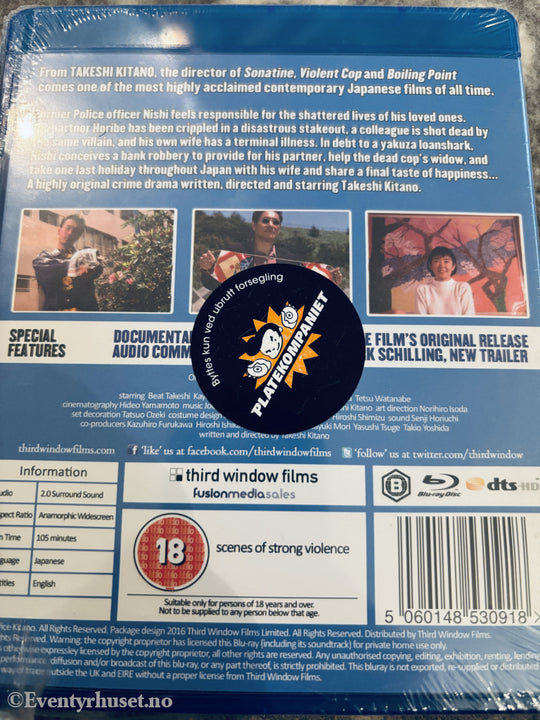 Hana-bi. Blu-ray. Ny i plast!