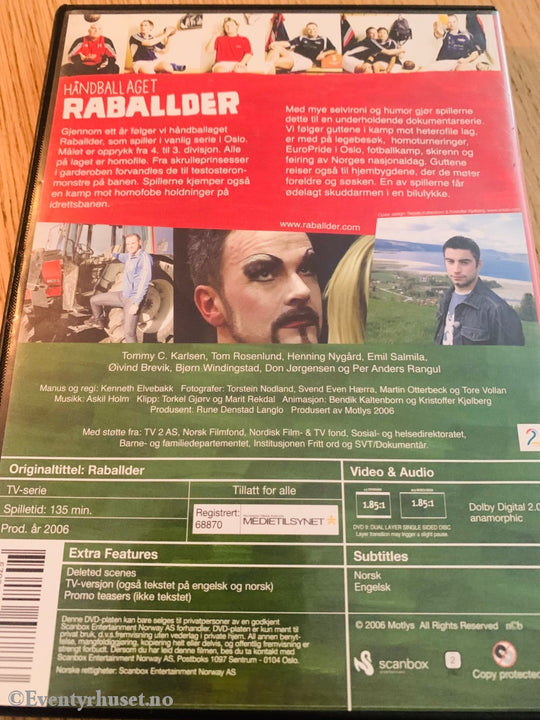 Håndballaget Rabalder (Tv2). 2006. Dvd. Dvd