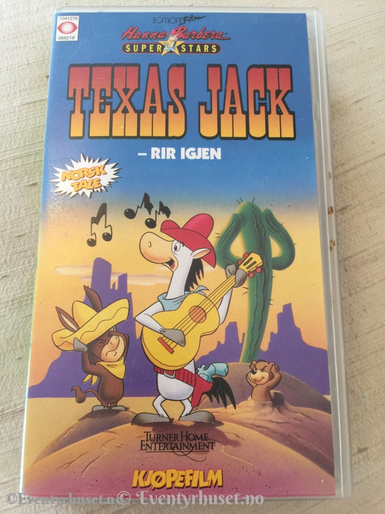 Texas Jack Rir Igjen. 1959. Hanna Barbara Superstars. Vhs. Vhs