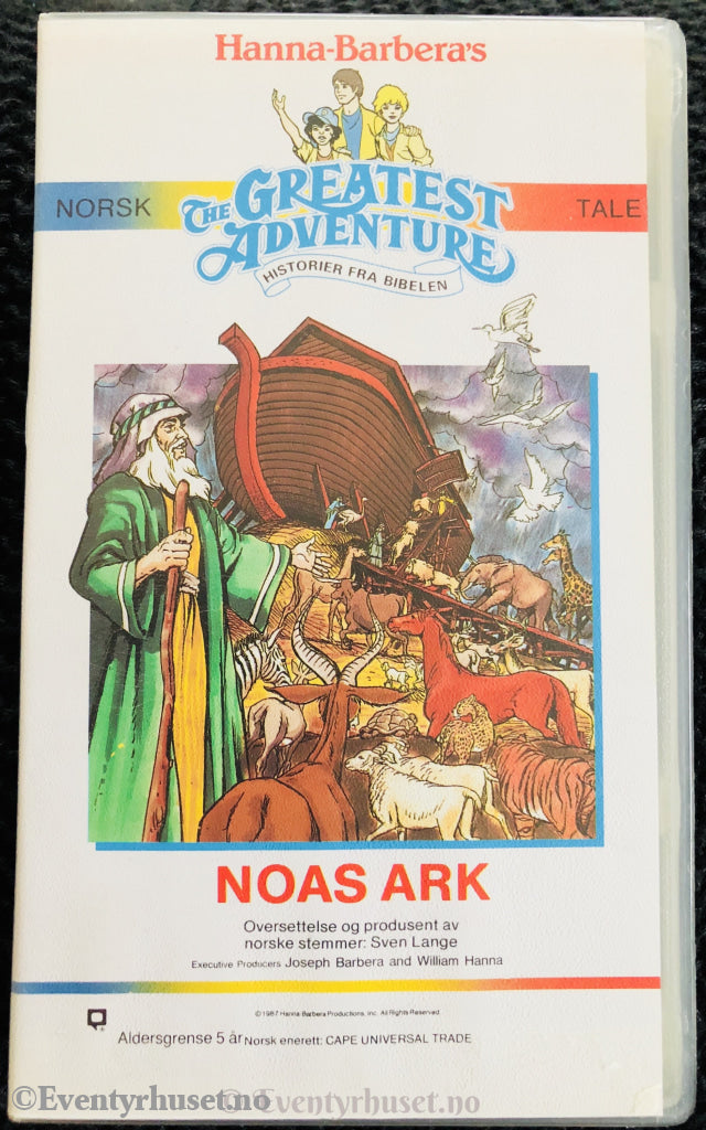 Hanna-Barbera´s Historier Fra Bibelen: Noas Ark. Vhs. Vhs