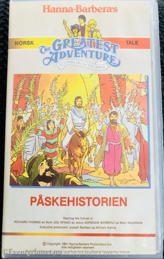 Hanna-Barbera´s Historier Fra Bibelen: Påskehistorien. Vhs. Vhs