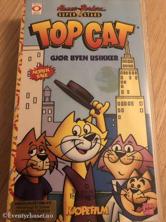 Top Cat. Gjør Byen Usikker. 1961. Vhs. Vhs