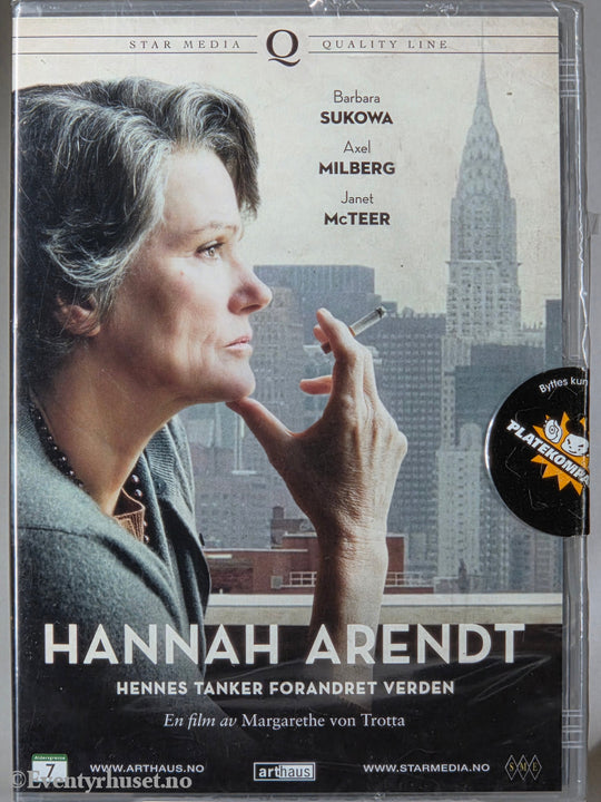 Hannah Arendt (2012). DVD. Ny i plast!