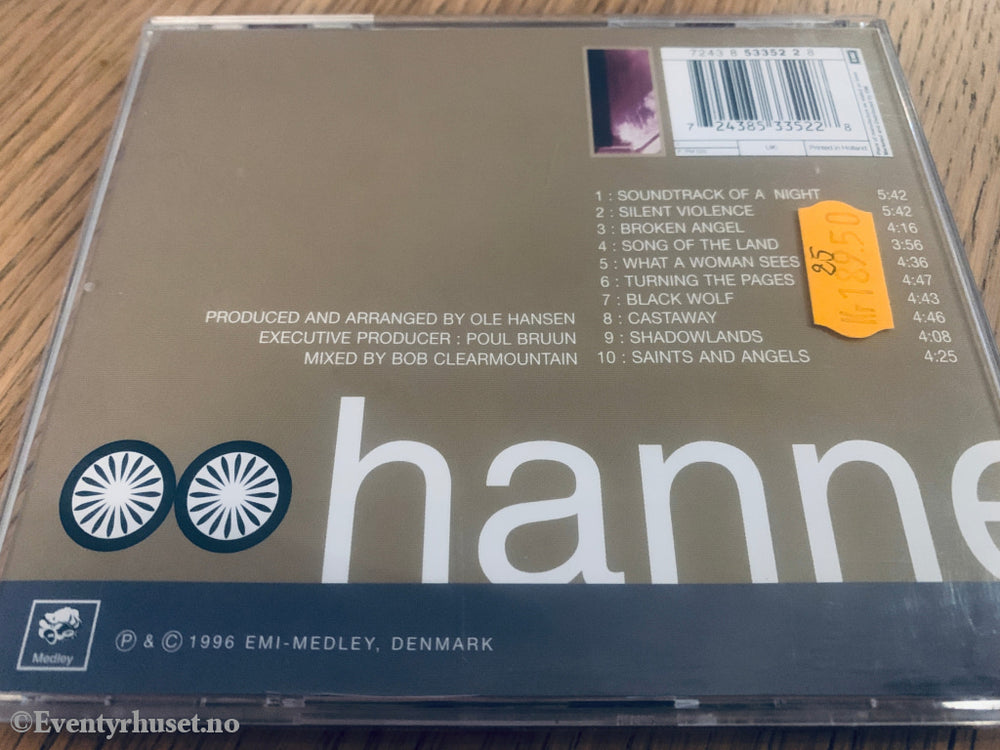 Hanne Boel - Silent Violence, 1996. CD.