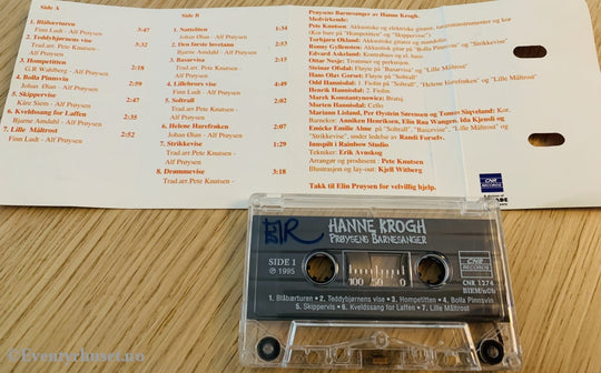 Hanne Krogh - Prøysens Barnesanger. 1995. Kassett. Kassett (Mc)