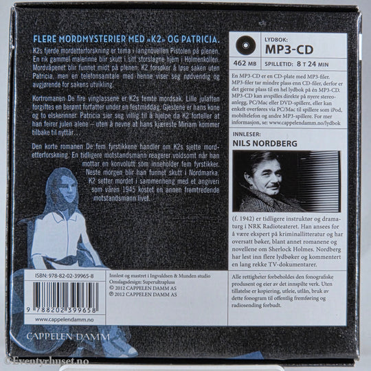 Hans Olav Lahlum 2015 De fem fyrstikkene. Lydbok på CD.