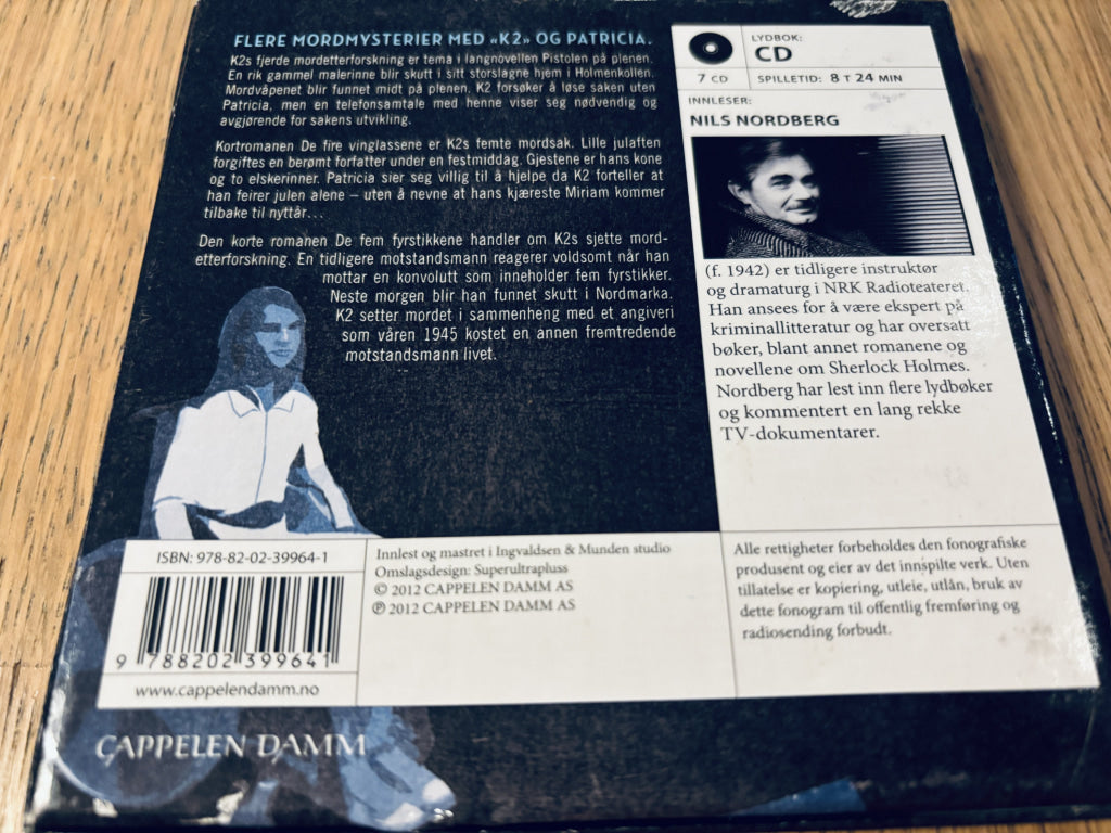 Hans Olav Lahlum – De fem fyrstikkene. Lydbok på CD.